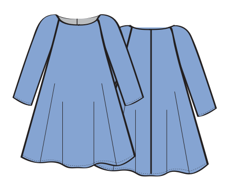 Blue Swing Dress