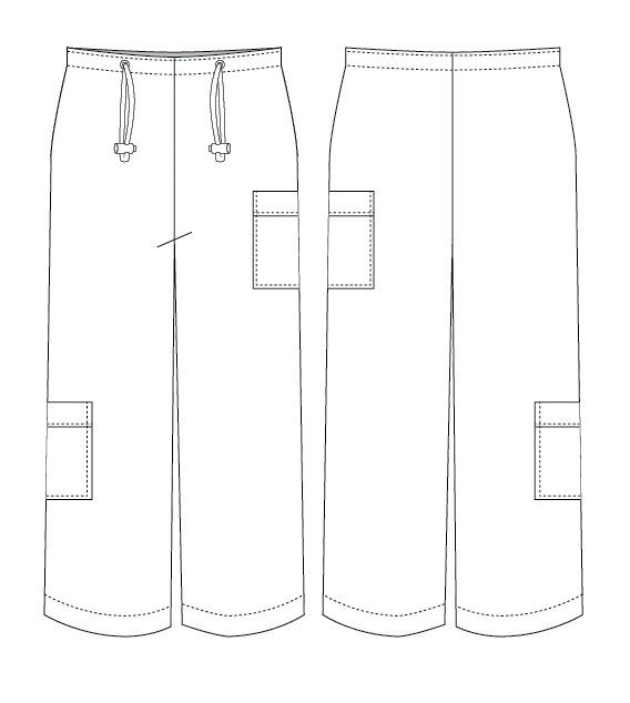 Linen Adjustable Cargo Pants